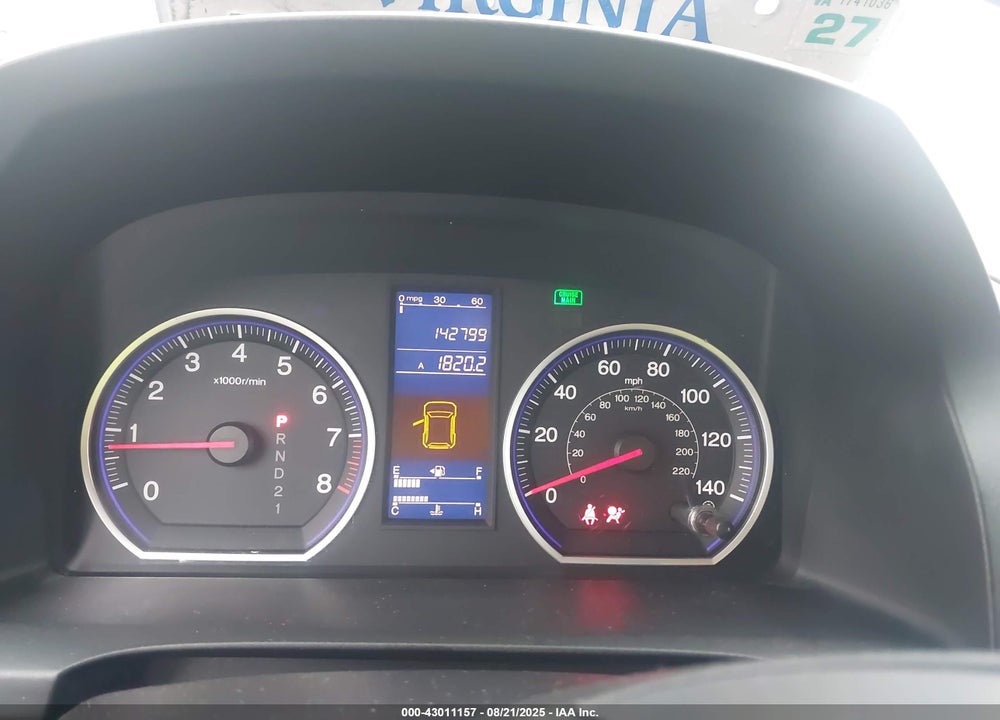 2011 HONDA CR-V LX VIN: 5J6RE3H3XBL011799