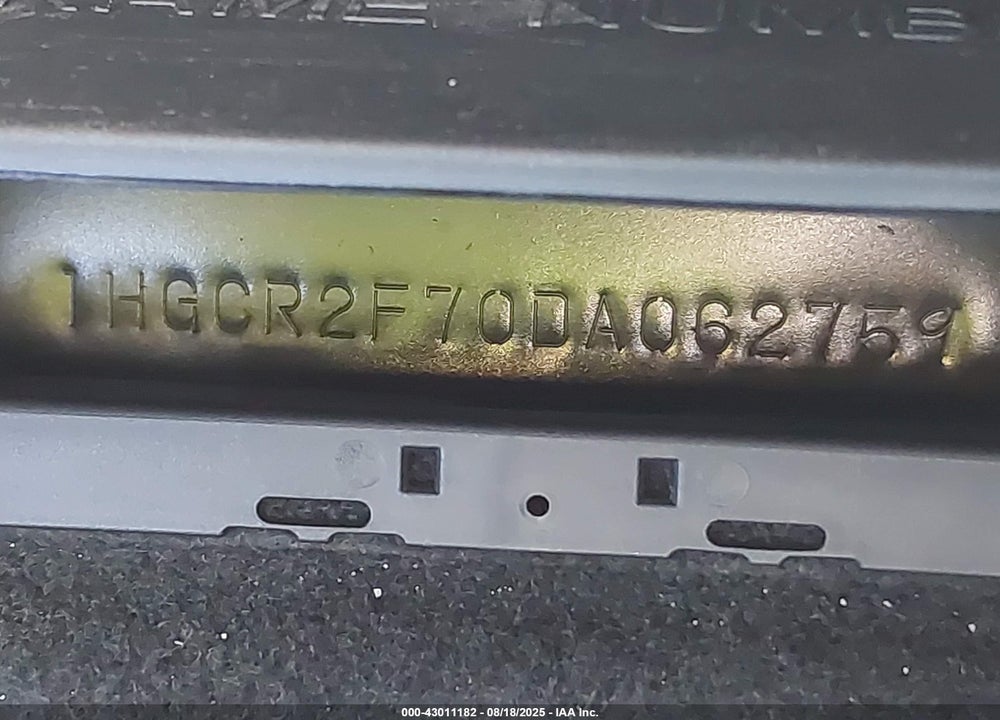 2013 HONDA ACCORD VIN: 1HGCR2F70DA062759