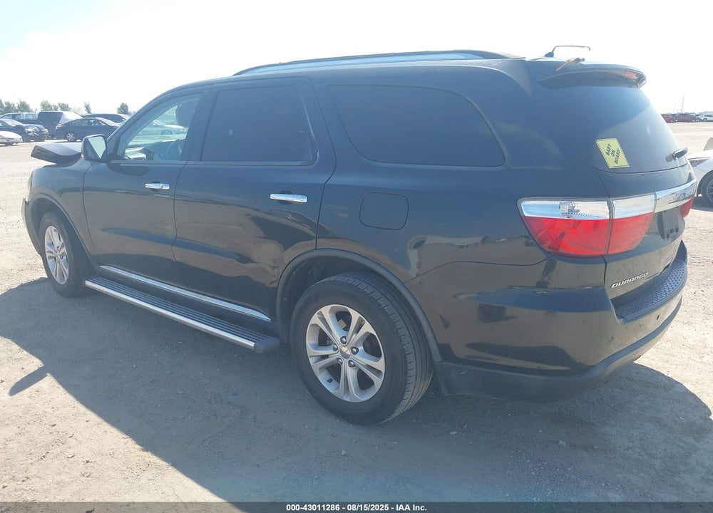 2013 DODGE DURANGO CREW VIN: 1C4RDHDG4DC650990