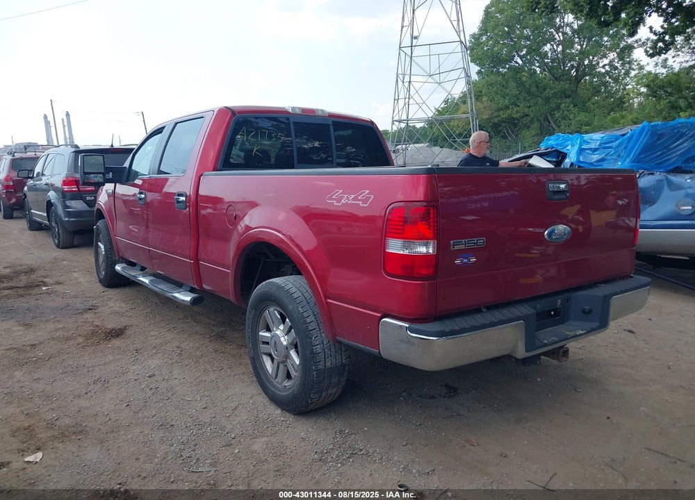 2008 FORD F-150 60TH ANNIVERSARY/FX4/KING RANCH/LARIAT/XLT VIN: 1FTPW14V58FA21735