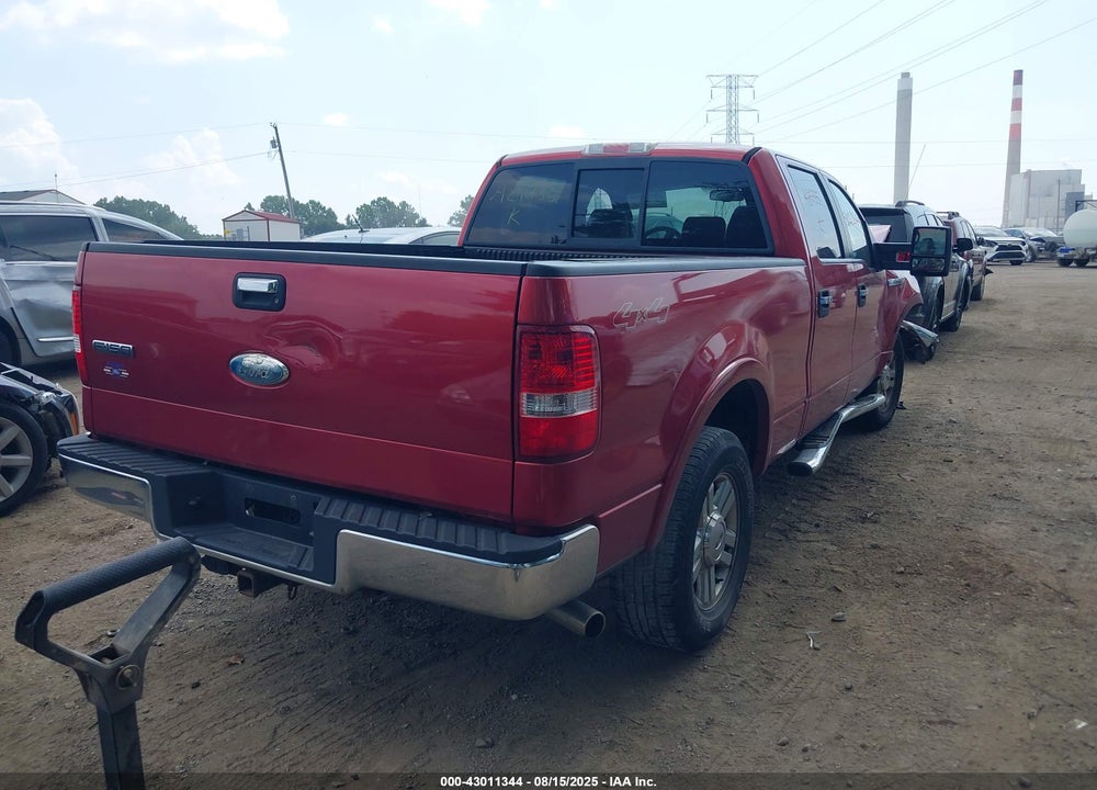 2008 FORD F-150 60TH ANNIVERSARY/FX4/KING RANCH/LARIAT/XLT VIN: 1FTPW14V58FA21735