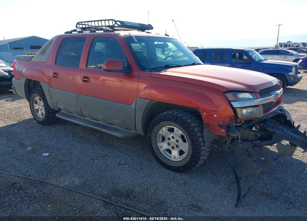 2002 CHEVROLET AVALANCHE 1500 VIN: 3GNEK13T92G304915