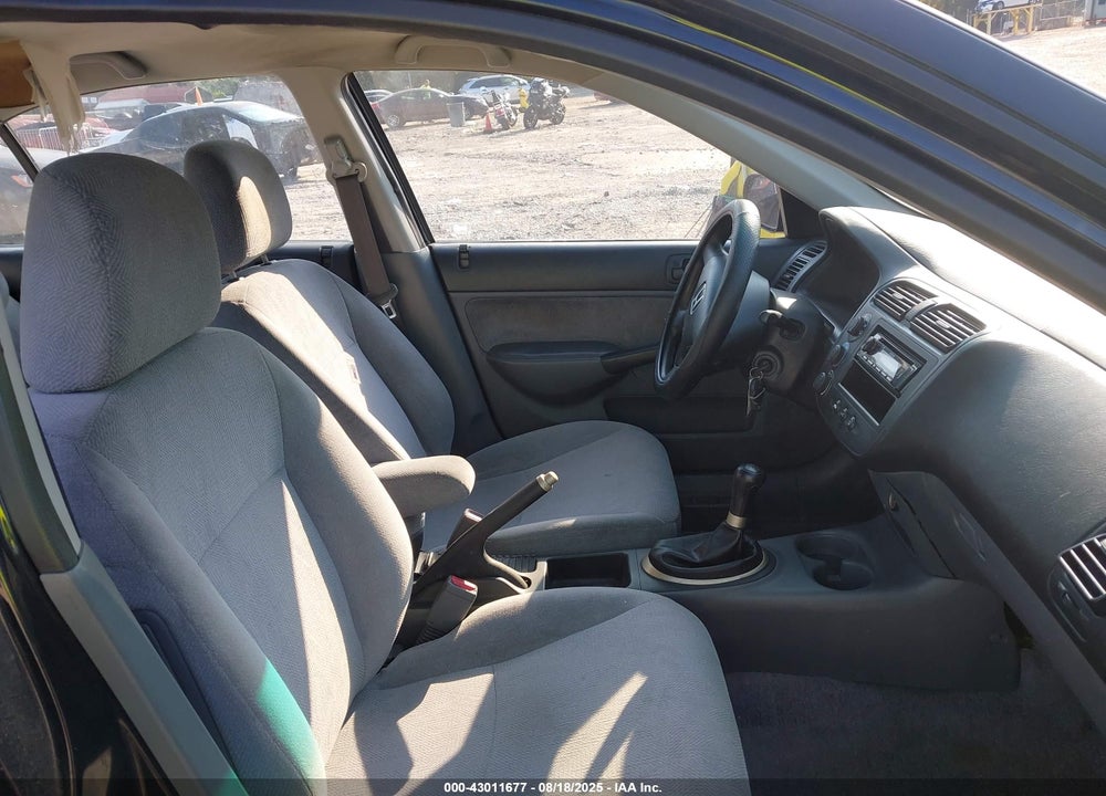 2001 HONDA CIVIC VIN: 2HGES257X1H588702