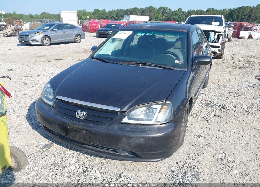 2001 HONDA CIVIC VIN: 2HGES257X1H588702