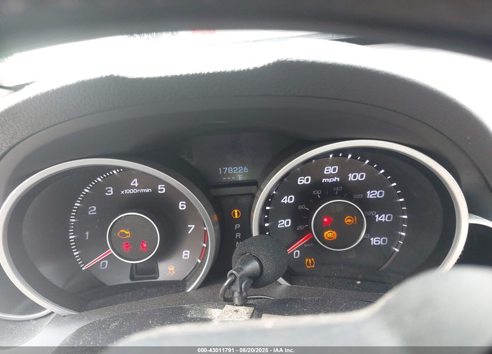 2012 ACURA TL VIN: 19UUA8F26CA032988