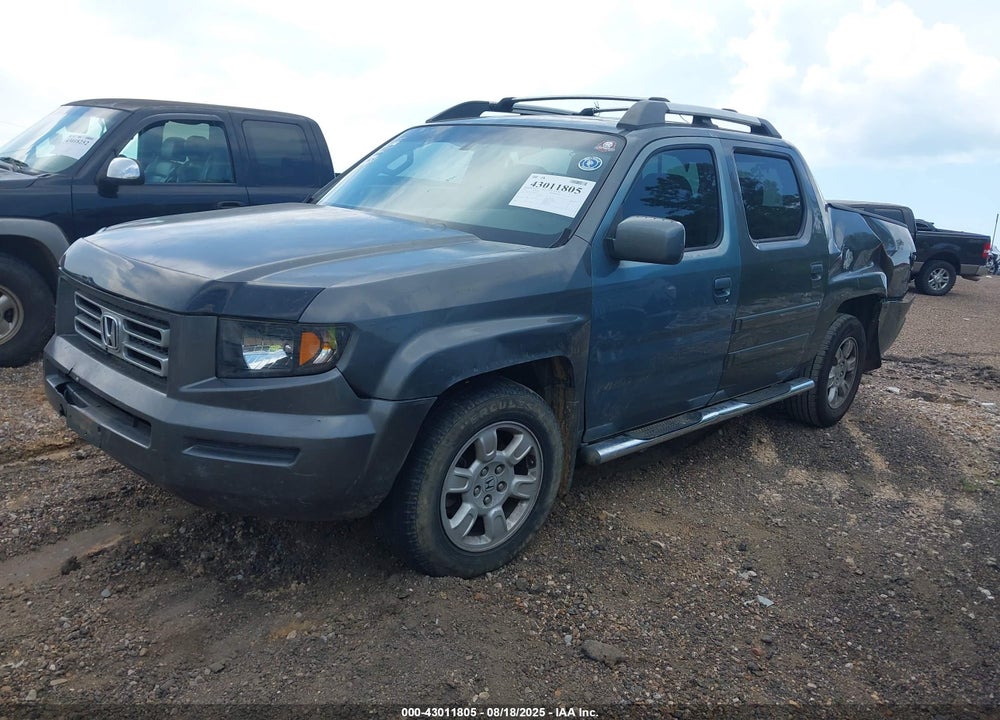 2007 HONDA RIDGELINE RTL VIN: 2HJYK16577H526262