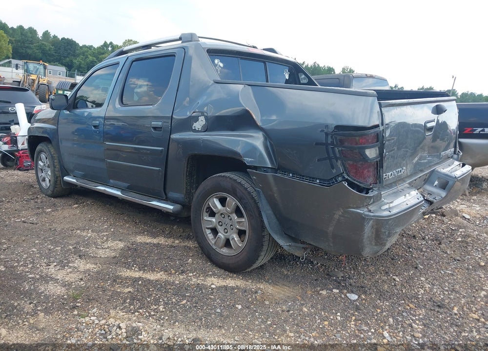 2007 HONDA RIDGELINE RTL VIN: 2HJYK16577H526262