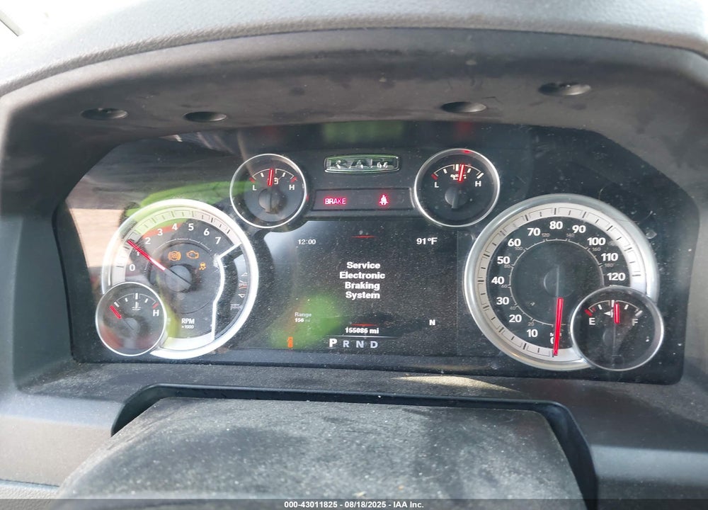 2014 RAM 1500 BIG HORN VIN: 1C6RR6GG5ES194630