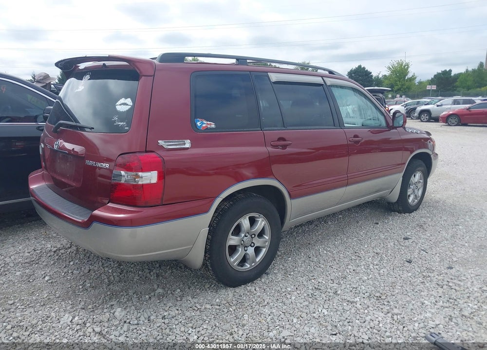 2007 TOYOTA HIGHLANDER VIN: JTEGP21A070136681
