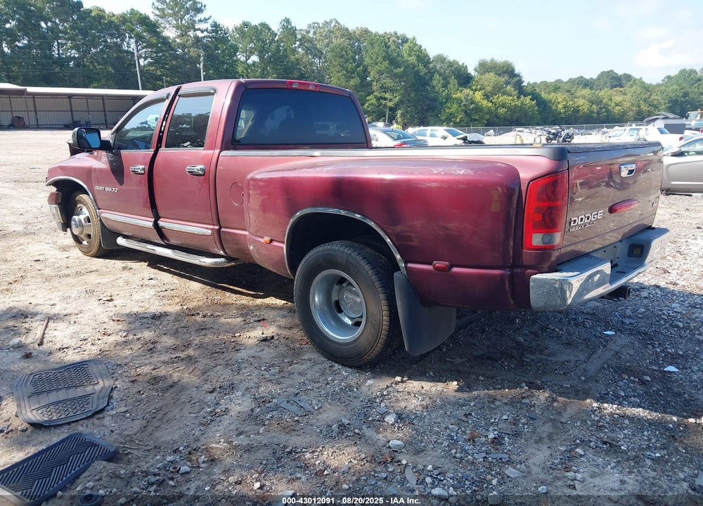 2003 DODGE RAM 3500 SLT/LARAMIE/ST VIN: 3D7MA48CX3G801612