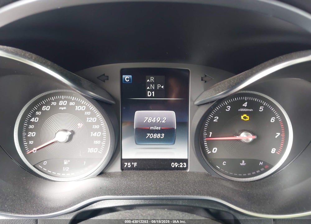 2019 MERCEDES-BENZ GLC CLASS VIN: WDC0G4KB0KV119474