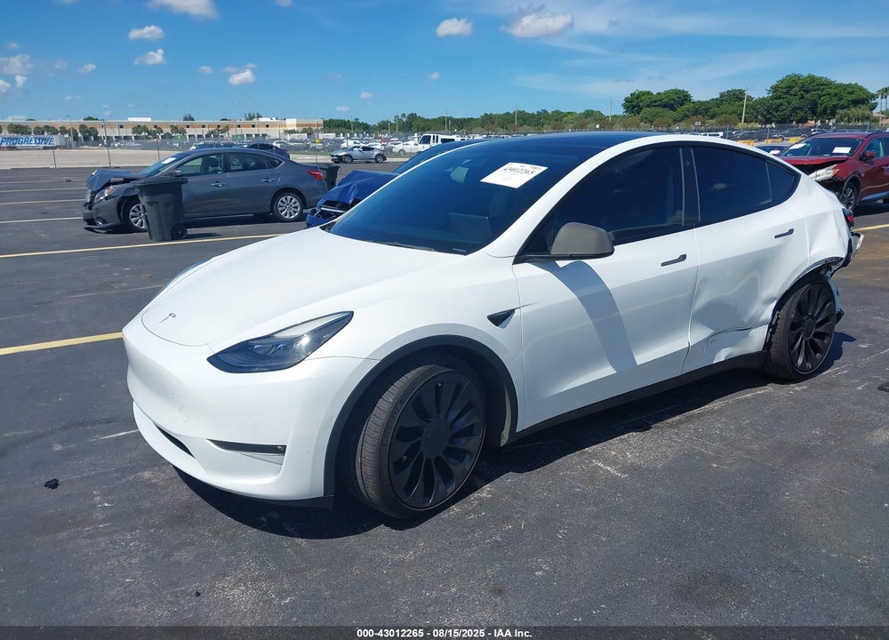 2022 TESLA MODEL Y VIN: 7SAYGDEFXNF462757