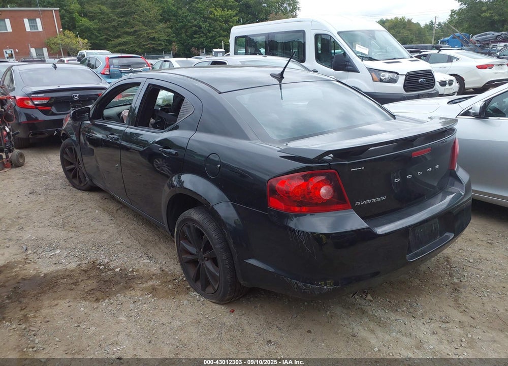 2013 DODGE AVENGER VIN: 1C3CDZCG7DN717278