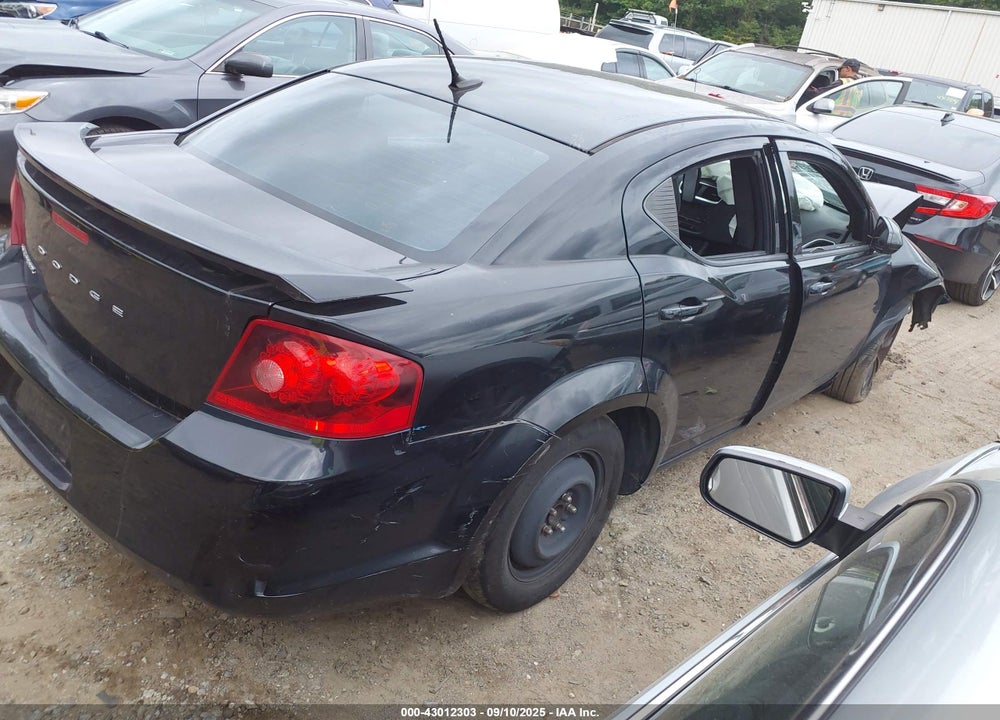 2013 DODGE AVENGER VIN: 1C3CDZCG7DN717278