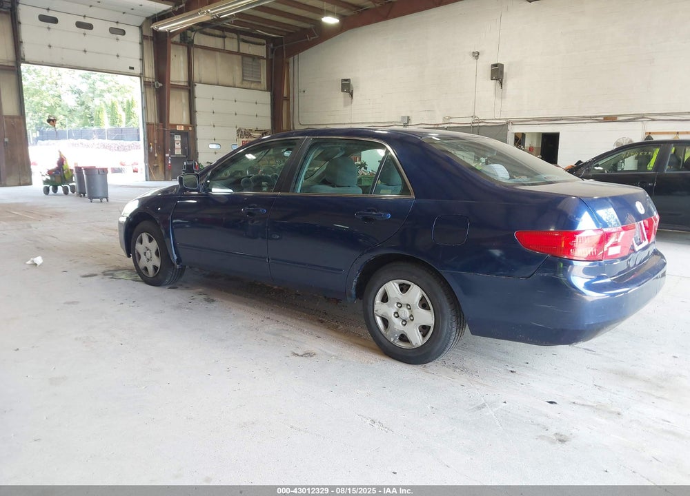 2005 HONDA ACCORD 2.4 LX VIN: 1HGCM56455A134188