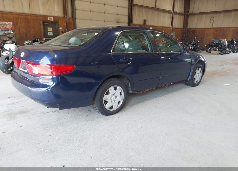 2005 HONDA ACCORD 2.4 LX VIN: 1HGCM56455A134188