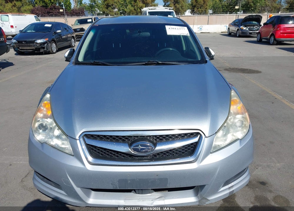 2012 SUBARU LEGACY VIN: 4S3BMBC67C3018586