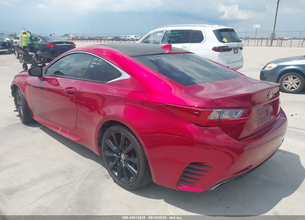 2016 LEXUS RC 200T VIN: JTHHA5BC0G5000189