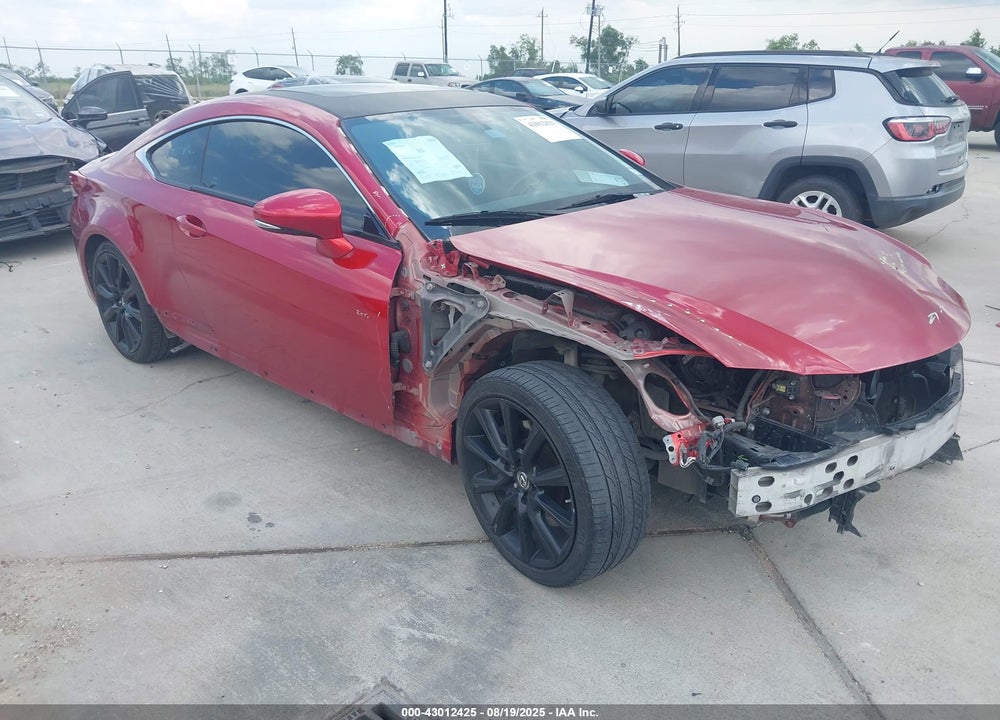 2016 LEXUS RC 200T VIN: JTHHA5BC0G5000189