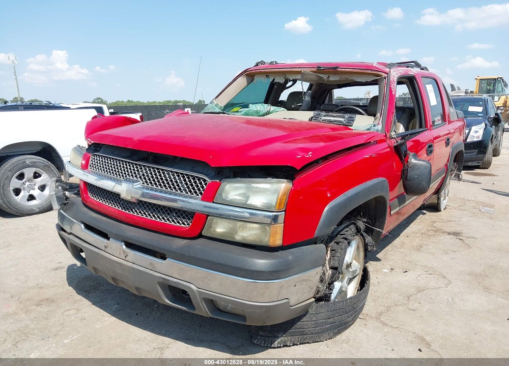 2004 CHEVROLET AVALANCHE 1500 VIN: 3GNEC12T84G231411