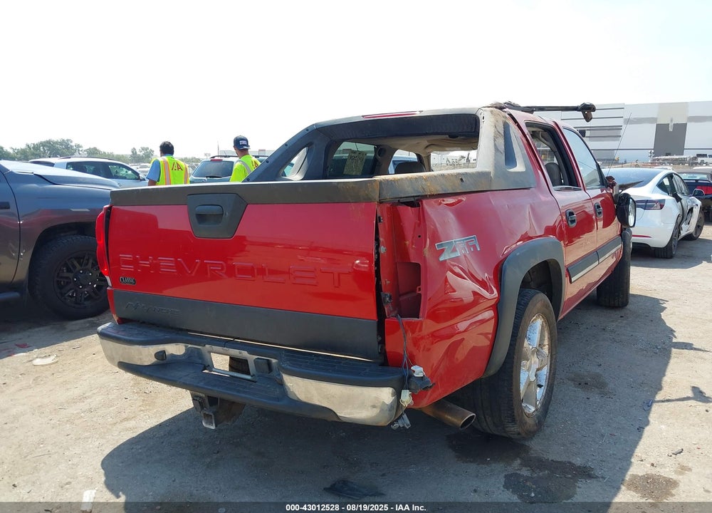2004 CHEVROLET AVALANCHE 1500 VIN: 3GNEC12T84G231411