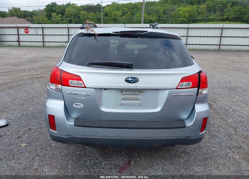 2013 SUBARU OUTBACK 2.5I PREMIUM VIN: 4S4BRCGC4D3275662