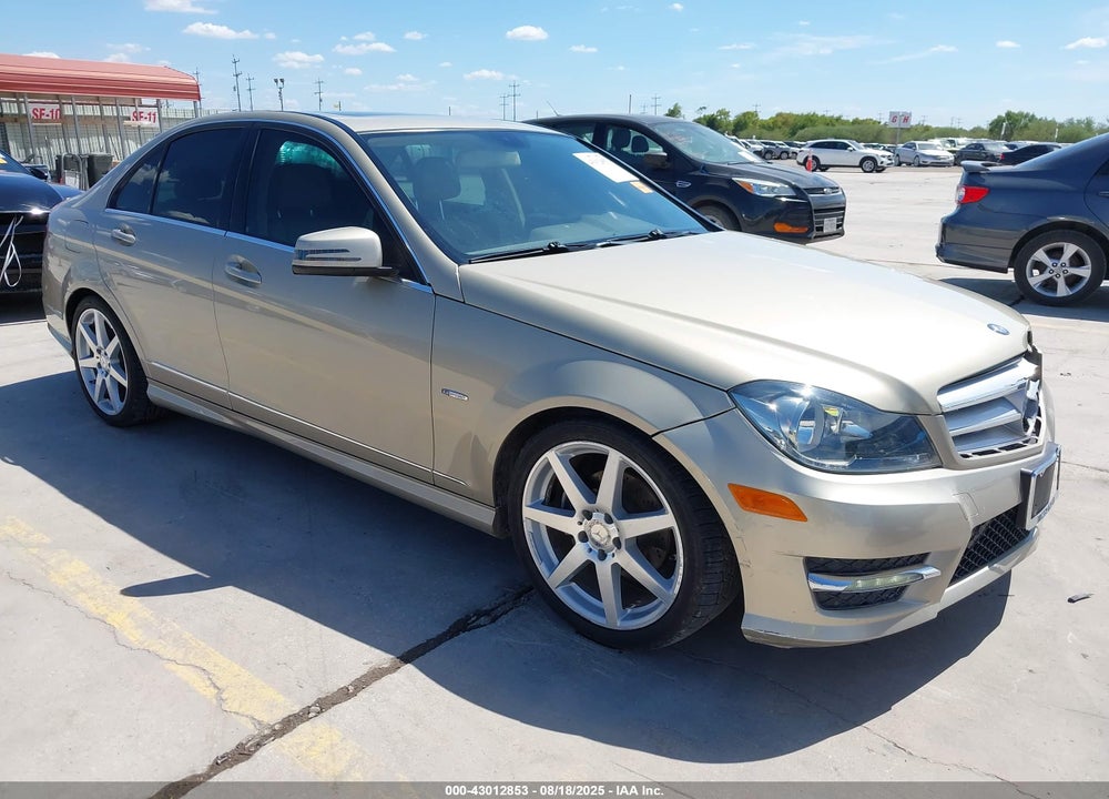 2012 MERCEDES-BENZ C 250 SPORT VIN: WDDGF4HB4CR237946