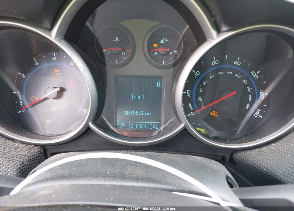 2011 CHEVROLET CRUZE VIN: 1G1PF5S9XB7124821