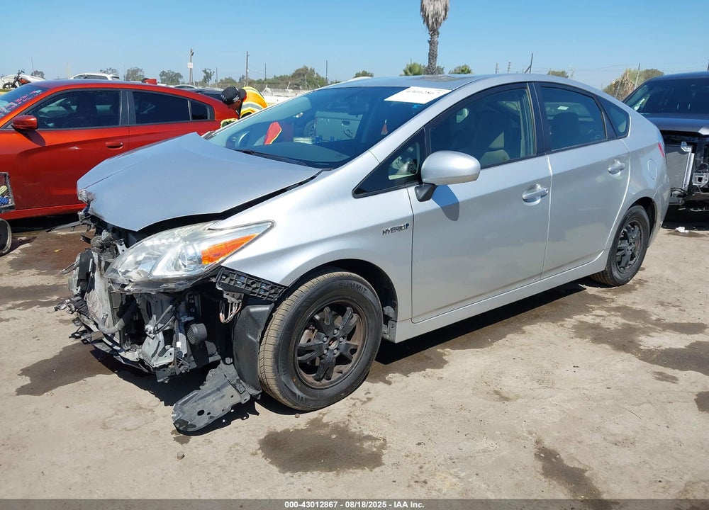 2012 TOYOTA PRIUS VIN: JTDKN3DU8C5501752