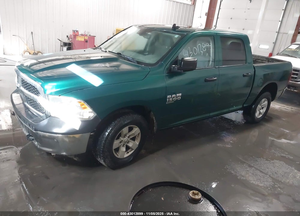 2021 RAM 1500 CLASSIC TRADESMAN 4X4 5'7 BOX VIN: 3C6RR7KG5MG635191