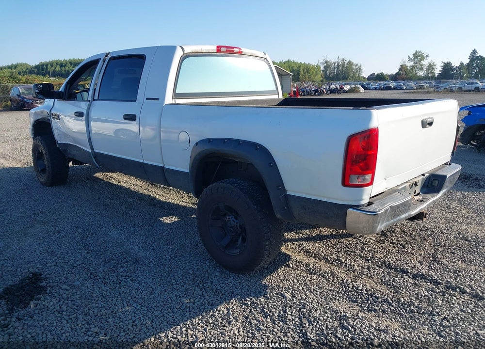 2006 DODGE RAM 2500 SLT VIN: 3D7KS29C66G280058