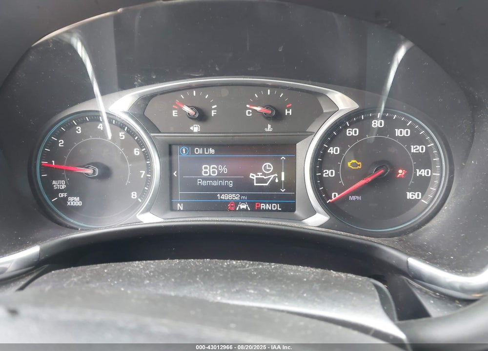 2020 CHEVROLET EQUINOX VIN: 2GNAXUEV2L6110109