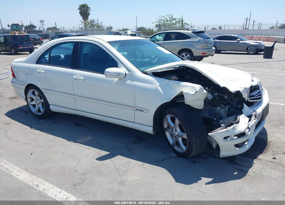 2007 MERCEDES-BENZ C 230 SPORT VIN: WDBRF52H07F909402