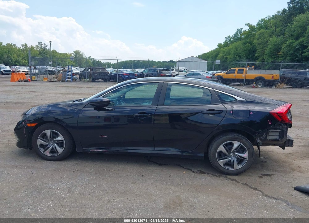2019 HONDA CIVIC VIN: 2HGFC2F65KH559570