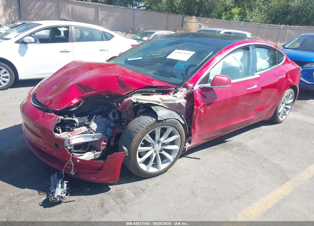 2018 TESLA MODEL 3 LONG RANGE/PERFORMANCE VIN: 5YJ3E1EB9JF086412