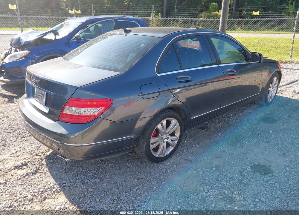 2008 MERCEDES-BENZ C CLASS VIN: WDDGF54X48F041702