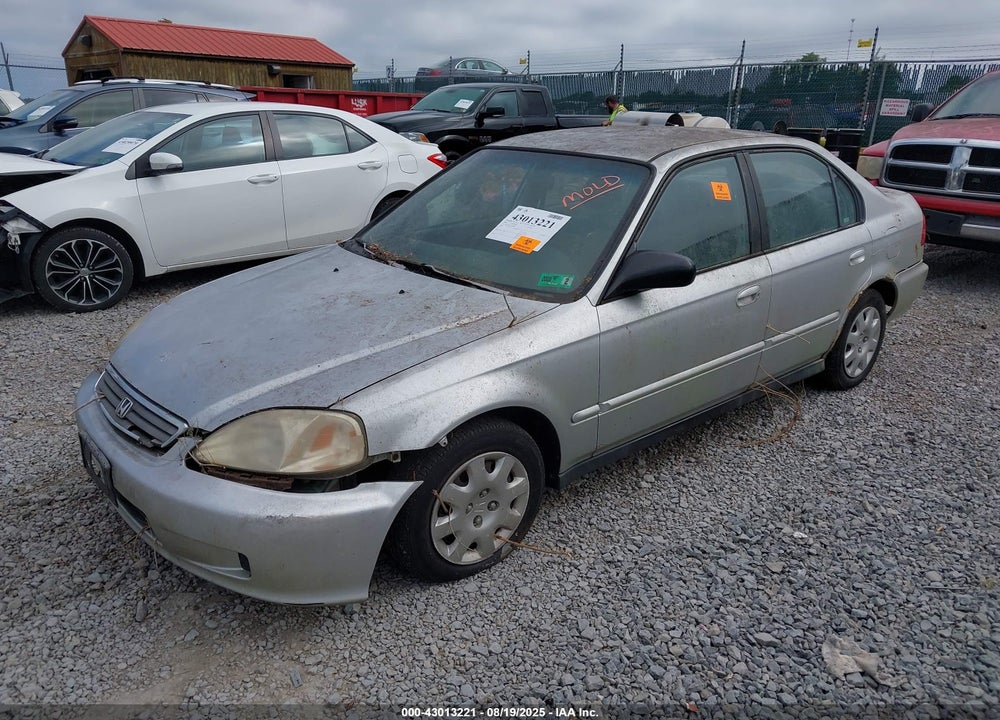 2000 HONDA CIVIC VALUE PACKAGE VIN: 2HGEJ6616YH514885