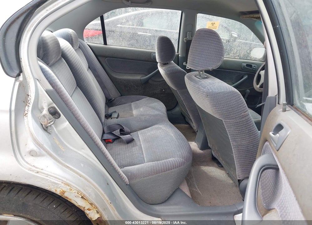 2000 HONDA CIVIC VALUE PACKAGE VIN: 2HGEJ6616YH514885