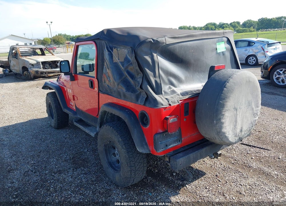 2006 JEEP WRANGLER X VIN: 1J4FA39S66P777970