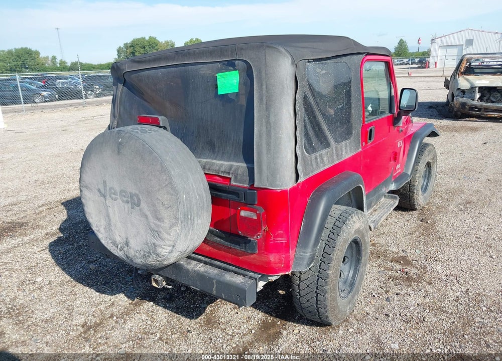 2006 JEEP WRANGLER X VIN: 1J4FA39S66P777970