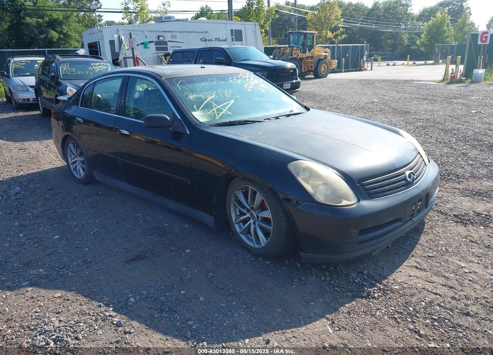 2003 INFINITI G35 BASE W/6 SPEED MANUAL VIN: JNKCV51E33M325727