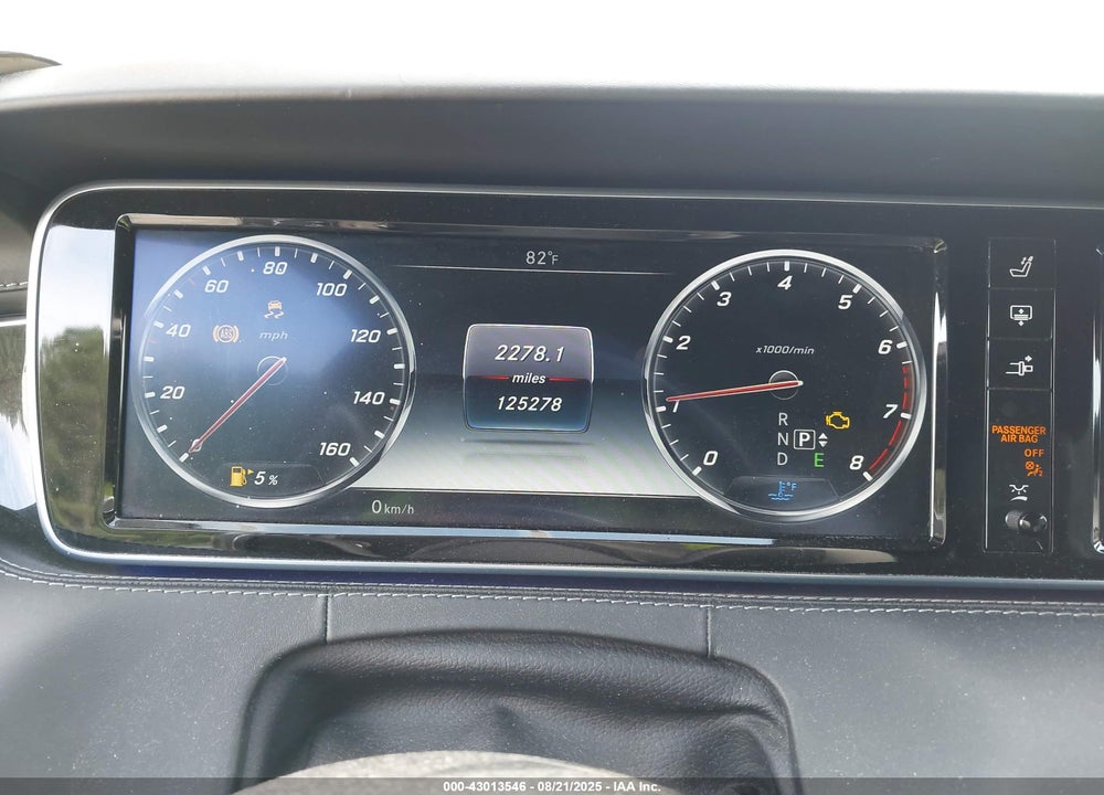 2016 MERCEDES-BENZ S CLASS VIN: WDDXJ8FB1GA013109