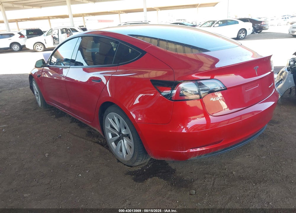 2022 TESLA MODEL 3 VIN: 5YJ3E1EB4NF174905