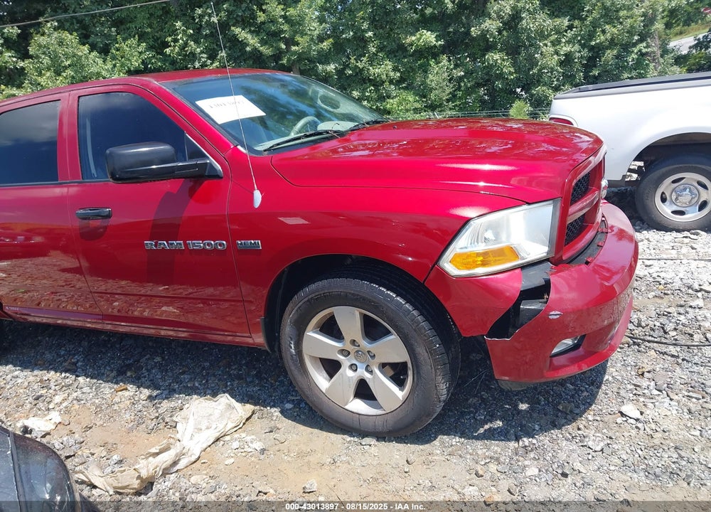 2012 RAM 1500 VIN: 1C6RD6KT3CS246353