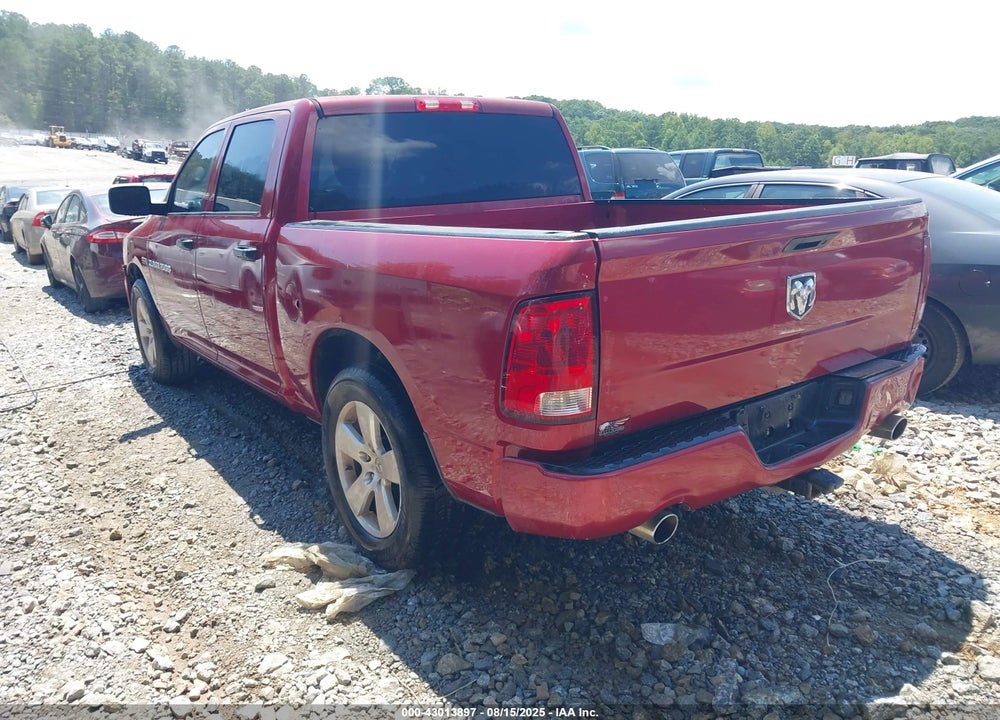 2012 RAM 1500 VIN: 1C6RD6KT3CS246353