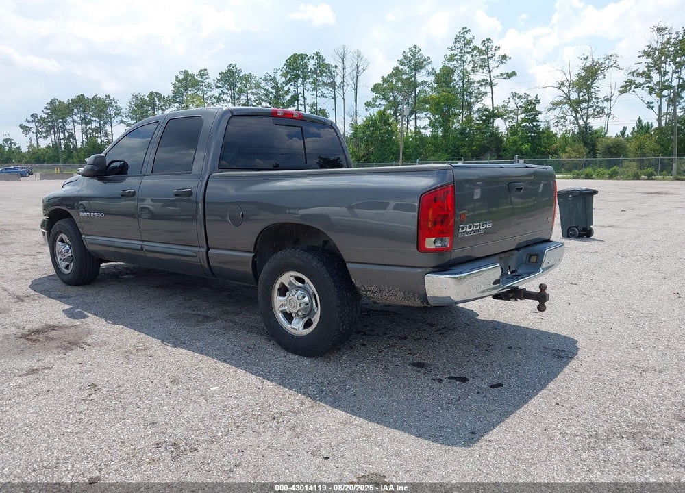 2003 DODGE RAM 2500 VIN: 3D7KA28D23G780307