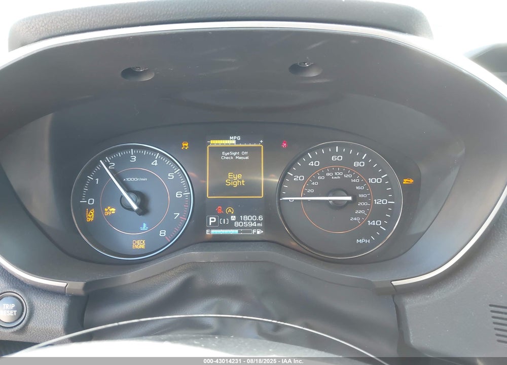 2020 SUBARU CROSSTREK VIN: JF2GTAPC9L8230459