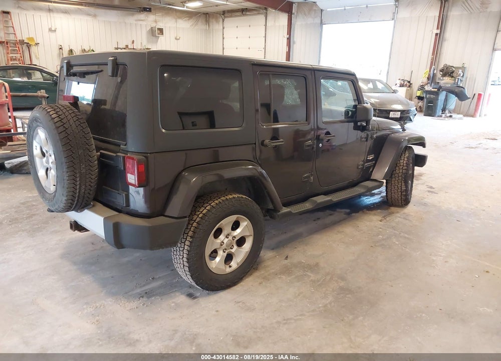 2013 JEEP WRANGLER UNLIMITED SAHARA VIN: 1C4BJWEGXDL665376