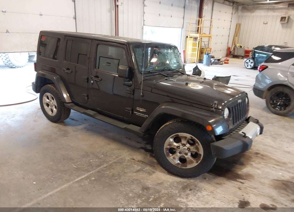 2013 JEEP WRANGLER UNLIMITED SAHARA VIN: 1C4BJWEGXDL665376