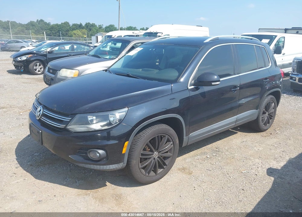 2012 VOLKSWAGEN TIGUAN SE VIN: WVGBV7AX6CW545387